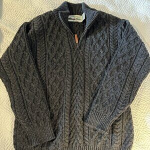 NEW Aran Crafts - High Quality Men's sweater from Ireland - Size L